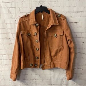 Free People Eisenhower Denim Jacket size Small
